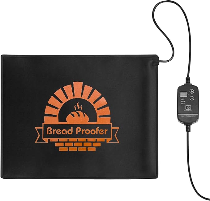 Bread Proofer Bread Dough Starter - Adjustable Temperature 59°F - 140° F Dough Proofer with Thermostat Control Bread Warming Mat