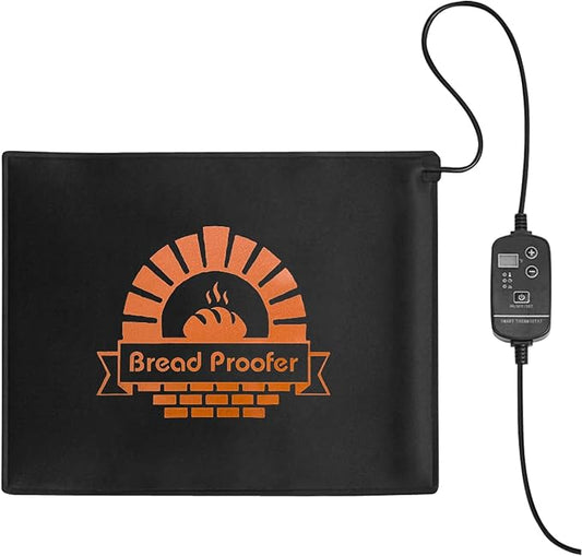 Bread Proofer Bread Dough Starter - Adjustable Temperature 59°F - 140° F Dough Proofer with Thermostat Control Bread Warming Mat