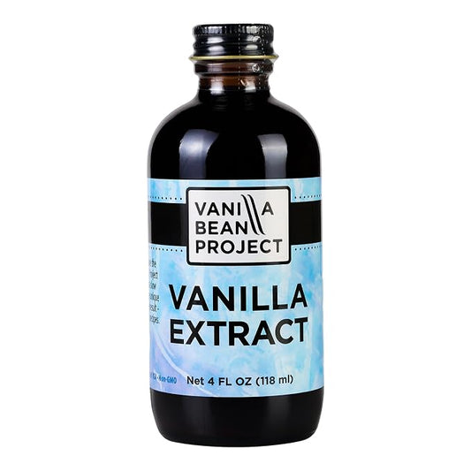 Pure Vanilla Extract | Cooking and Baking Necessity | Vanilla Bean Project | 4 Ounce