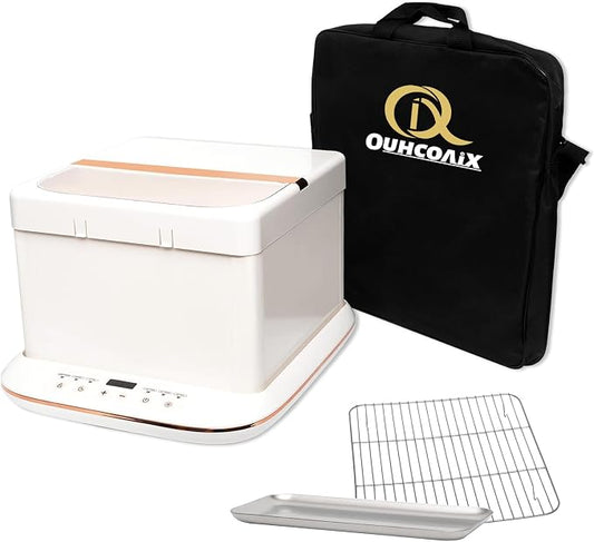 Folding Proofer Bread Proofing Box & Slow Cooker with 32-248℉ Temp Control & 10 H Timer Proofing Box for Sourdough, Bread Baking, Pizza, Yogurt Sourdough Starter Kit for Home Baking Bread Lovers