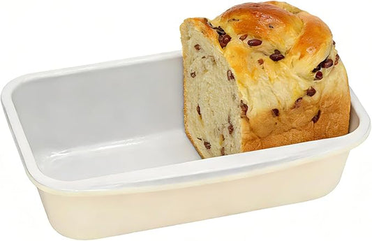 Non-Stick Bread Loaf Pan, 9x5 Inch, Ceramic Coating, Aluminized Steel, Oven Safe to 550°F, Dishwasher Safe - Non-Toxic, PTFE & PFOA Free, Sunshine Cream