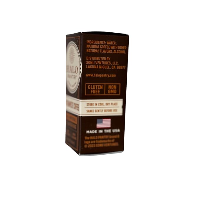 Natural VIETNAMESE COFFEE Flavoring Extract by HALO PANTRY (2oz bottle) | Dairy-Free, Dye-Free, Sugar-Free, Gluten-Free, NO Sweeteners, NO Calories | Perfect for customizing ANY baking, candy, dessert or drink recipes