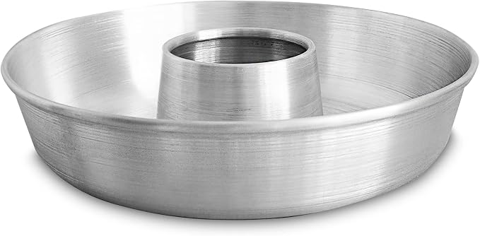 Aluminum Ring Cake Pan 8 in (Top Outer Rim) - Ring Mold - Tube Cake Pan with Center Core - Flan Molds for Baking - Chocoflan Mold