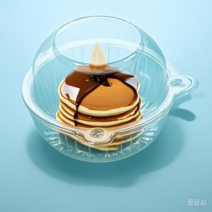 jumbo muffin containers for home,clear Plastic dessert cups(100pc) | clear plastic Cupcake Containers,extra large Muffin Containers,can also hold Sandwich,burgers,(5.3 * 3.7in,100 pc)