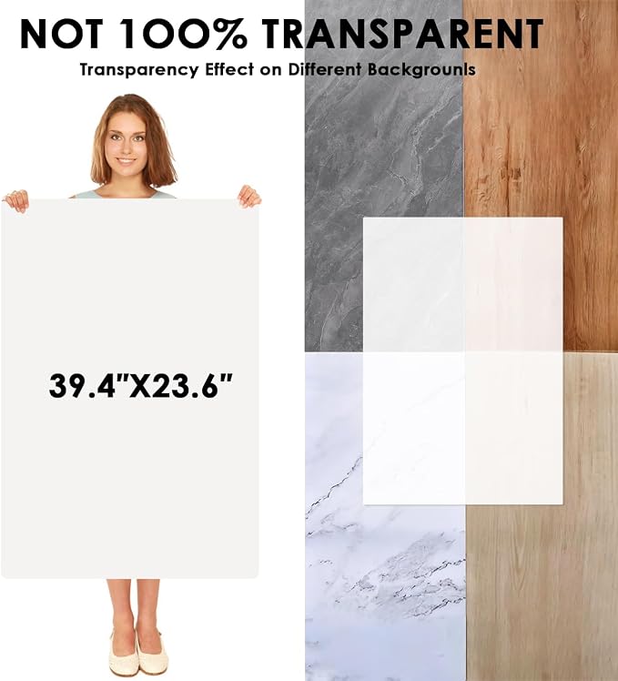 2mm Thick Extra Large Silicone Mat For Kitchen Counter 39.4"x23.6" Silicone Table Mat For Resin Workbench Mat Heat Resistant Mat Coffee Bar Mats, Translucent Extra Large Quartz Countertop Protector