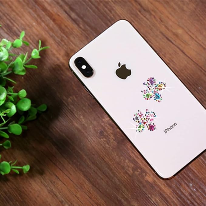 Gems Stickers Butterfly Rhinestone Acrylic Stickers 90 Pieces Self Adhesive Crystal Bling Jewel Colourful Craft DIY for Phones Cup Photo Album Cards Laptop Decor