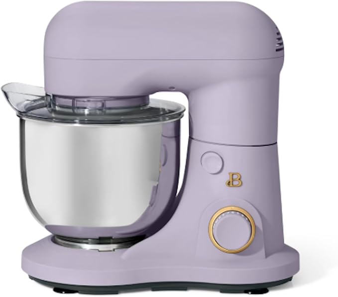 3.5 Qt Stand Mixer, with Flat Beater, Dough Hook, Whisk (Lavender)