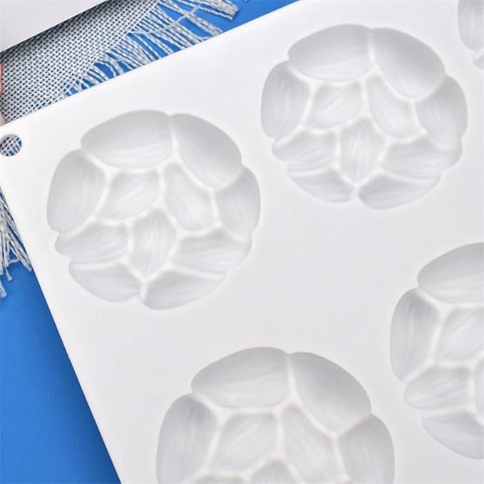 mostsom Chocolate Almonds Molds Silicone 8 Cavities Chocolate Candy Fondant Mold Mould for DIY Baker Soap Mold (Almonds G1_11.8x6.88x0.72inch)