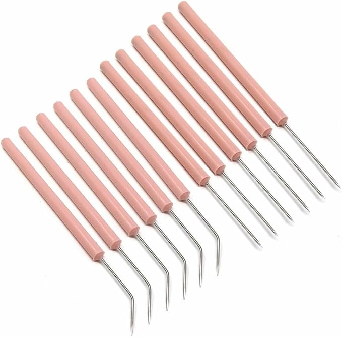 A2Z-Cookie Scribe Tool Stir Needle Cookie Decorating Tool, DIY Baking Pin Whisk Spatula Stainless Steel Needle Biscuit Shaping Icing Pin Scribe Modeling Tool - for Icing & Fondant Shaping (12 Pcs Mix)