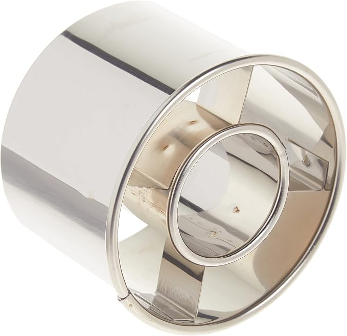 Ateco 14422 2 1/2" Stainless Steel Doughnut Cutter