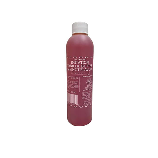 Superior Flavors "The Original" VANILLA, BUTTER, & NUT | Cooking and Baking Flavoring | Delicious Substitute for Vanilla Extract | Water Based, and Alcohol Free | 8oz Bottle