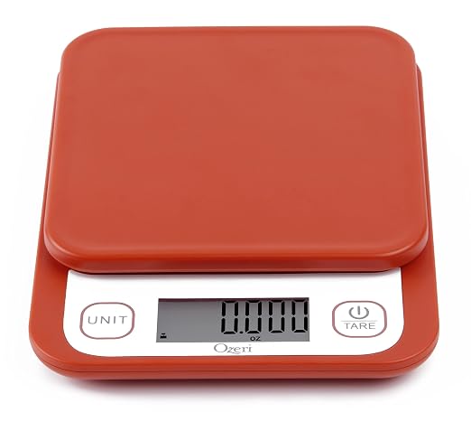 Ozeri Garden and Kitchen Scale II, with 0.1 g (0.005 oz) 420 Variable Graduation Technology