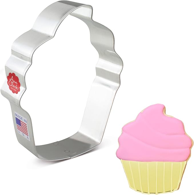 Ann Clark Cupcake Cookie Cutter 4" Made in USA