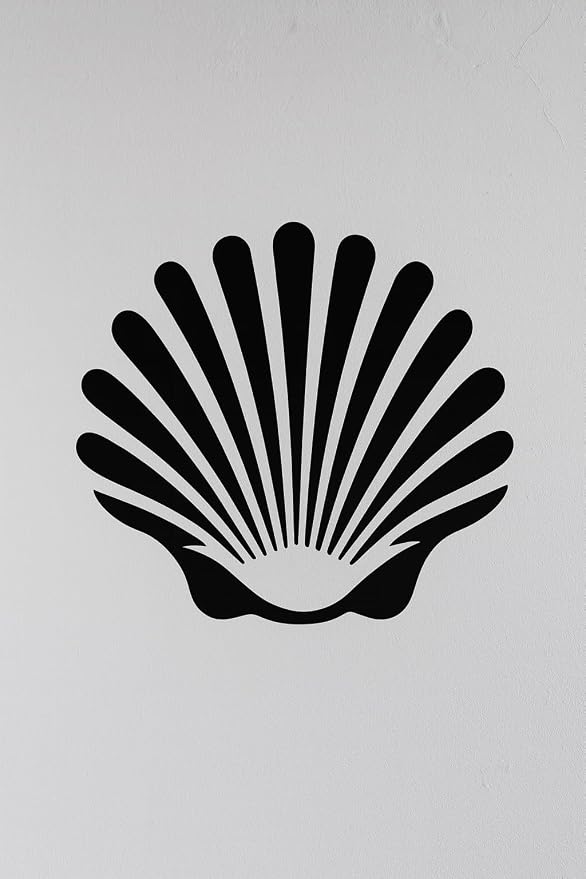 Seashell Stencil – Nautical Ocean Beach Travel Adventure Design Template Pattern Reusable Art Stencil for Painting, Crafting and DIY Projects