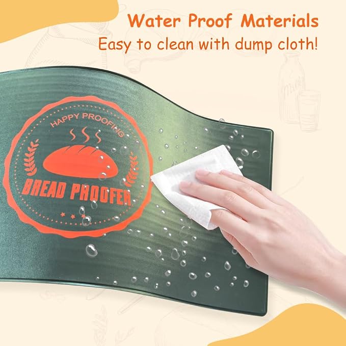 Sourdough Warming Mat Bread Proofer Heating Pad with Temperature & Timer Control Waterproof Dough Proofing Mat Warmer for Bread Dough Proofing Yogurt Fermentation