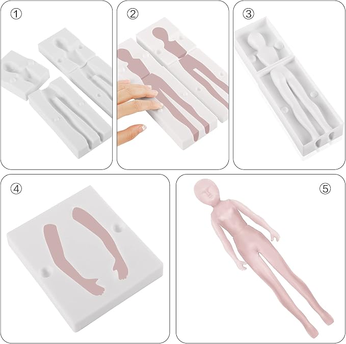 Cuziss 3D People Woman Die Cake Sugar Pastry Fondant Decorating Sugarcraft Decor Tools SetGum Paste Mould Mold