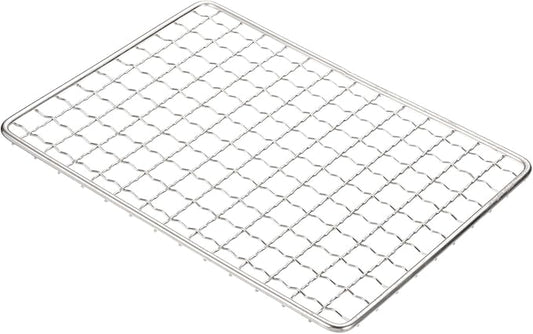 uxcell Cooling Racks, 5.9" x 7.9" Stainless Steel Barbecue BBQ Grill Net Mesh Rack Grate for Cooking, Roasting, Grilling, Oven & Dishwasher Safe, Silver