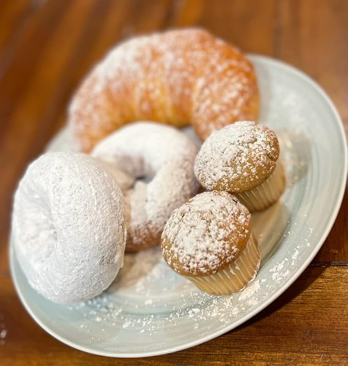 Ultimate Baker Vegan Non-Melting White Donut Sugar & Dusting Powder, White Snow Sugar Coating for Donuts and Icing, Gluten Free (80oz (5lbs))