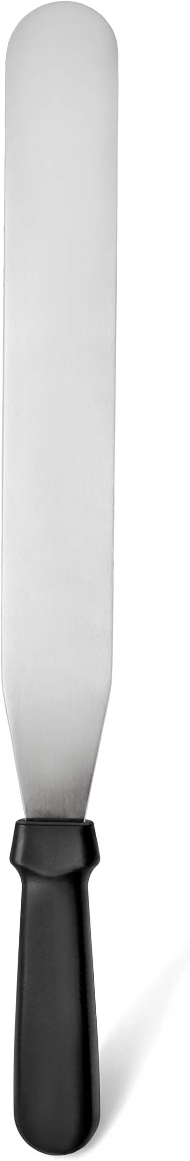 New Star Foodservice Straight Icing Spatula, 12 Inch Blade, 17 Inch Overall, Bakery-Grade Stainless Steel Cake Frosting Spatula