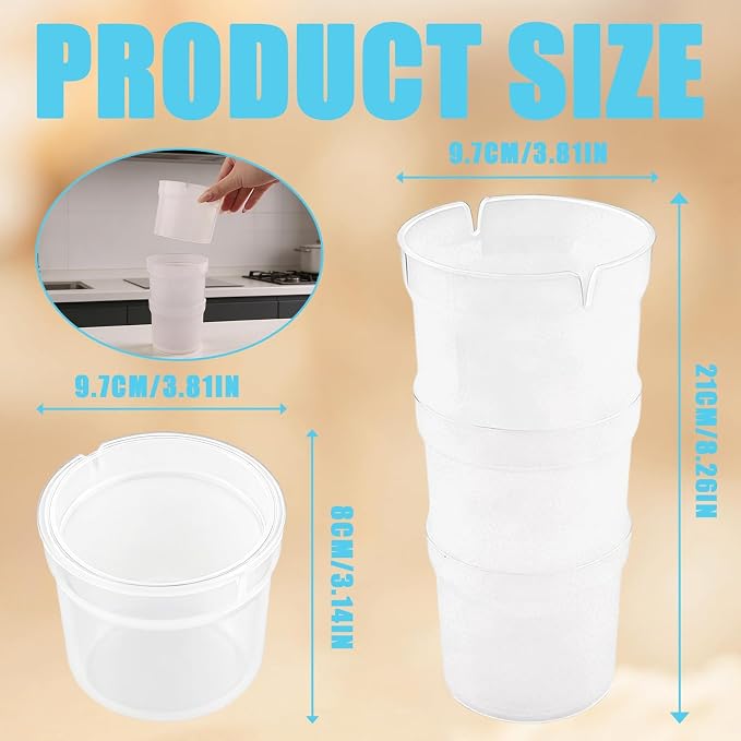 1PCS Piping Bag Holder Stand for Filling/Hands-Free Piping Bag Holder, Adjustable Cake Decoration Tools & Decorating Tools, Plastic Cream Icing Bag Rack Piping Bag Stand Pastry Bag Stands