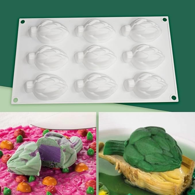 mostsom Thistle Shape Bakery Molds Silicone Baking Pan For Pastry Cake Form For Cupcake Muffin Mold Donuts Silicone Soap Mould Chocolate