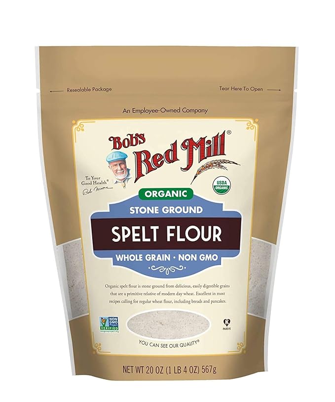 Bob's Red Mill Organic Spelt Flour (20 Ounce (Pack of 2)
