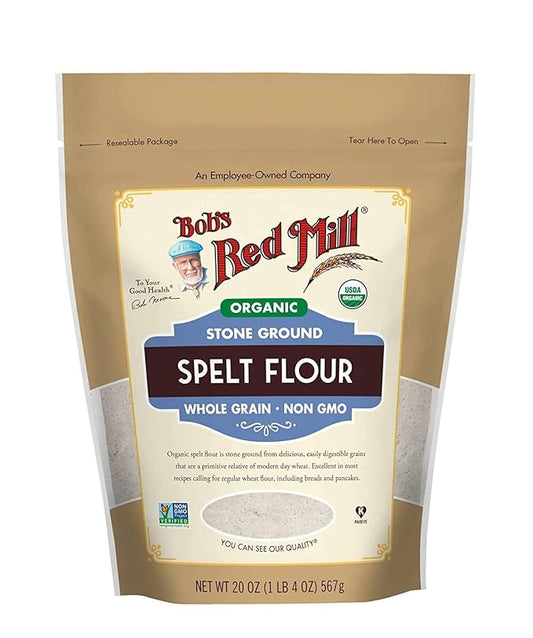 Bob's Red Mill Organic Spelt Flour (20 Ounce (Pack of 2)