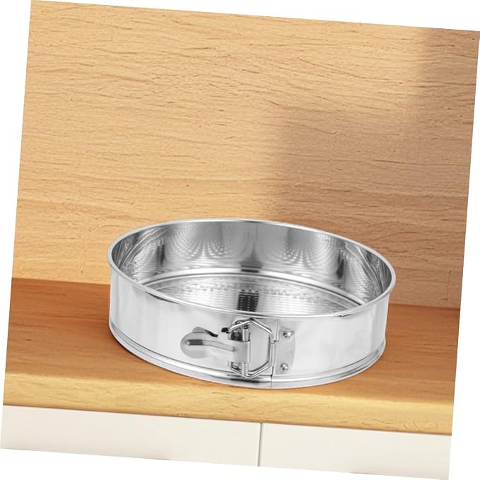 Healifty Springform Baking Pan 9-inch Stainless Steel Cheesecake Pan with Locking Spring, round Leakproof Cake Mold for Home Baking, Sturdy 304 Food-grade Cookware