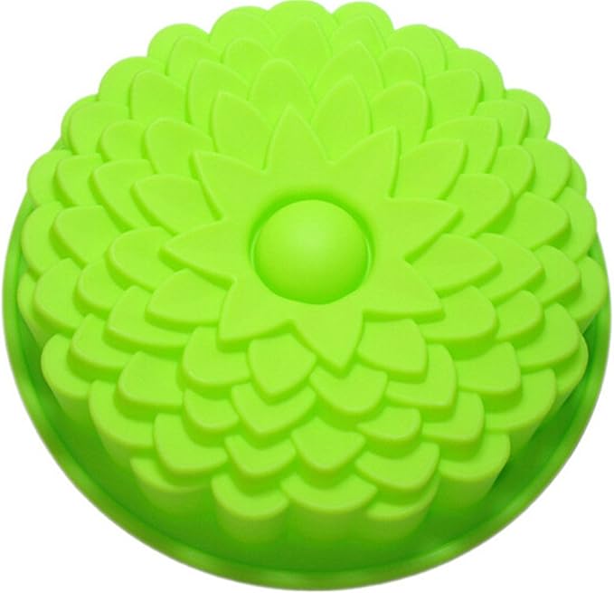 FantasyDay 7.87'' Sunflower Cake Mold Silicone Baking Molds for Your Birthday Cake, Soap, Donut, Ice Cube, Muffin, Brownie, Cornbread, Cheesecake, Panna Cotta, Pudding, Jello Shot and More #1