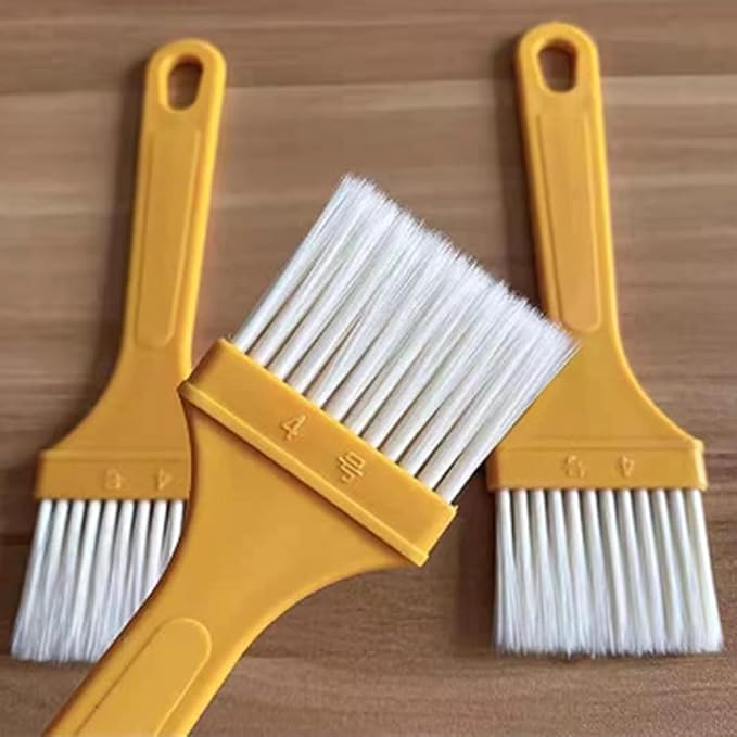 1 Pc Plastic Basting Pastry Brush Spread Oil Butter Sauce Marinades for BBQ Grill Baking Kitchen Cooking, Baste Pastries Cakes Meat Sausages Desserts, Outdoor Cooking Tools, Dishwasher Safe (E)