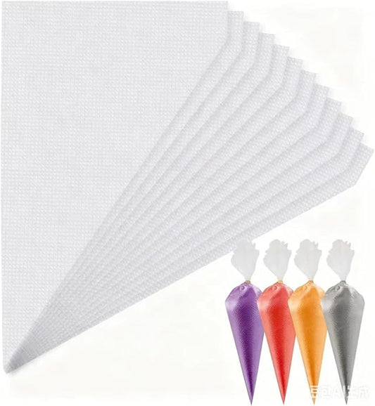 Disposable Small Piping Bags, 8 Inch, 200 Count, Extra Durable, Anti Burst, for Cream Frosting, Cake & Dessert Decorations