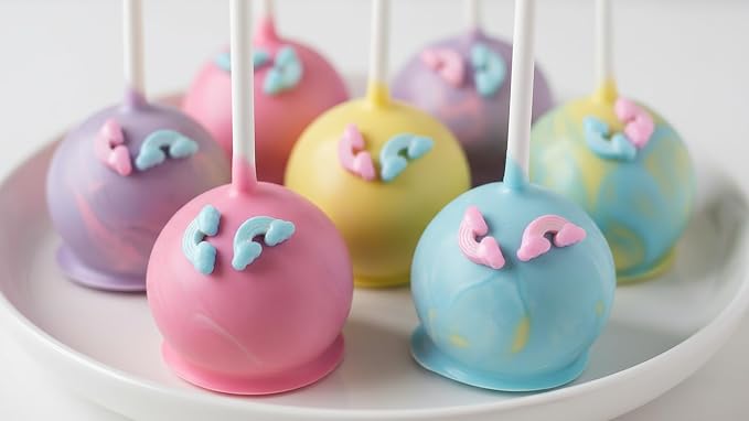 NCS Rainbow & Clouds Shaped Edible Sprinkles – Pink, Purple & Blue Cupcake, Cake & Cookie Decorations, 7 oz