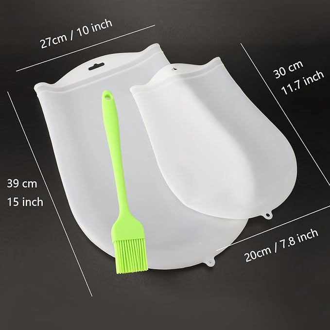 Silicone Kneading Dough Bag | Versatile Dough Mixer for Bread, Pastry, Pizza & Tortilla | Premium Silicone Bakeware | Best Non-Toxic Multifunctional Cooking Tool (2)