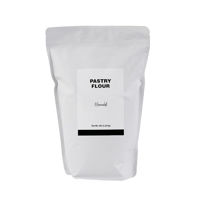 Minimalist Pastry Flour, Ideal for Baking Cakes and Pastries (5 Pound)