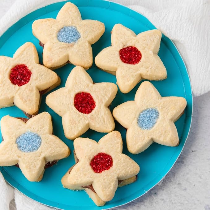 Sweets Indeed Natural Blue Decorating Sugar Sprinkles, Dye Free, Edible Sprinkle Mix, Perfect for Cake Decorations, Baking, Ice Cream, Cookies, Cupcake Topper, 3.35 ounces