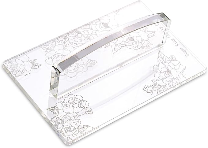 KALAIEN Fondant Smoother with Handle Acrylic Cake Smoother Tool for Icing fondant tools set-Square