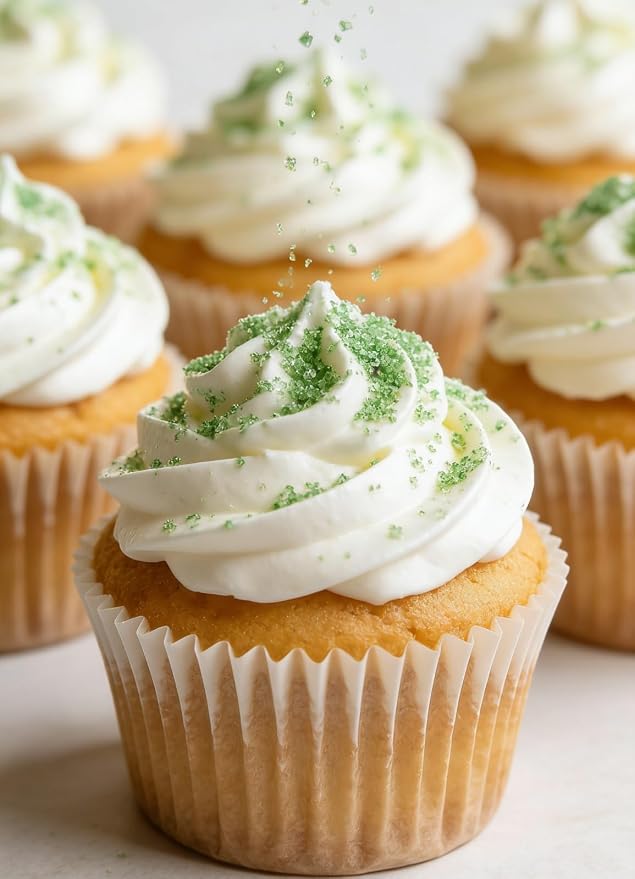 HeDeon&Rles Edible Green LightGreen White Sanding Sugar Crystals for Baking 120g/4.23oz Sparkling Sugar Crystals for Baking Cake Cupcake Icing Top Birthday Wedding Easter Halloween Christmas Supplies