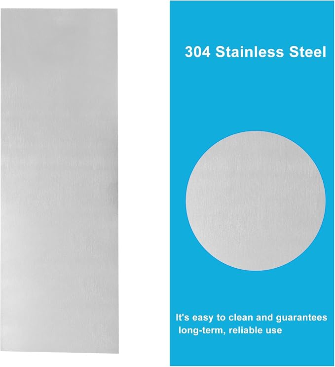 8.7 Inch Stainless Steel Cake Scraper, Edge Smoother Scraper Cake Decorating for Mousse Butter Cream (Style 2)