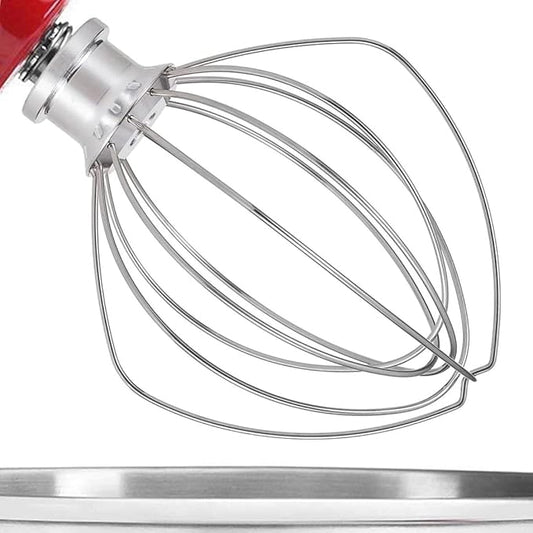 KSM35WW Metallic Wire Whip for Kitchen-Aid Artisan 3.5-Qt Whisk, KSM3311X, KSM3316X Tilt Head Stand Mixers.