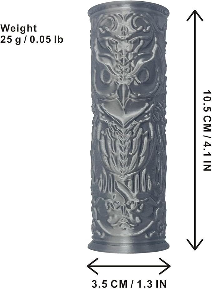 Pottery Clay Owl Texture Roller,Polymer Molding Art Hand Rollers Tools,Embossing Pattern Rolling Pins for DIY Crafts Making,4.1 Inches,Owl,1 Piece