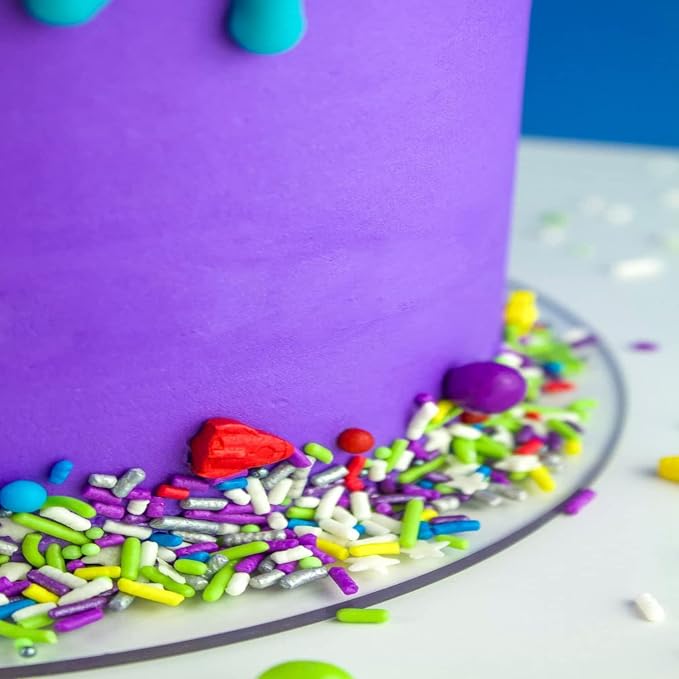 Rocket Galaxy Sprinkles, Edible Cosmic Outer Space Sprinkles for Cake Decorating Jimmies, Nonpareils, Sugar Pearls, Rocket Quins - Astronaut Spaceship Sprinkle for Cupcake Decorating Decorations