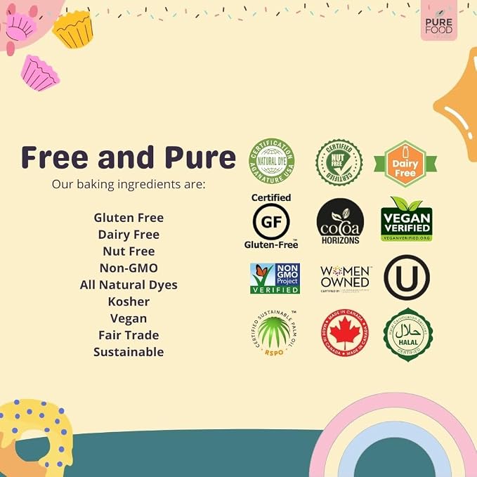 Pure Food Dye Free Blue Sanding Sugar, 5 oz | Naturally Colored Decorating Sugar Sprinkles | Colored Sugar | Great for Baking and Decorating