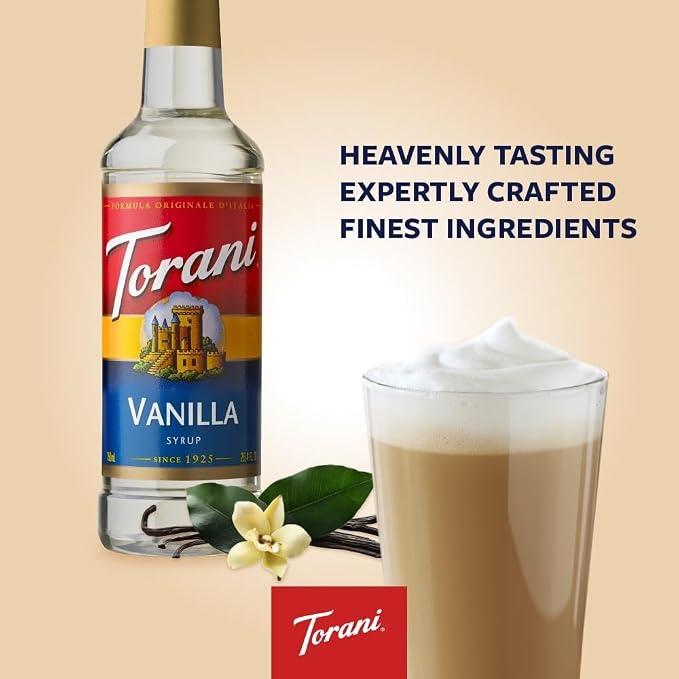 Torani® Vanilla Syrup (750 mL /25.4 oz )