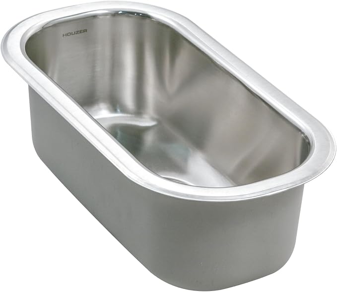 Houzer Club Stainless Steel Kitchen Bar & Prep Sink - 10 Inch Undermount Compact Single Bowl Sink, Durable & Versatile, Essential for Home & Apartment, Nested 40-Pack - CS-1105-40
