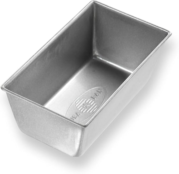 USA Pan Bakeware Nonstick Mini Loaf Pan, Set of 4, Aluminized Steel (Pack of 6)