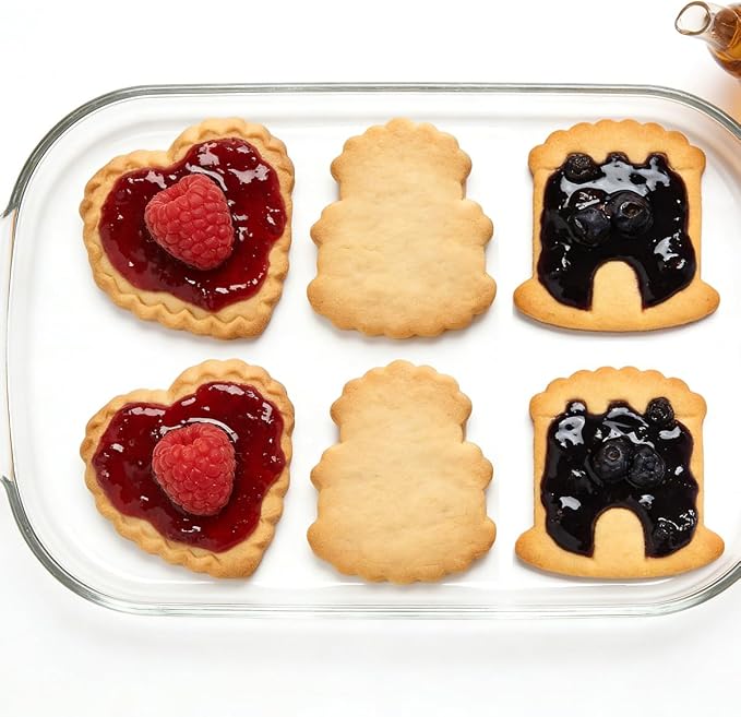 6 Pcs Vintage Double Layer Cake Cookie Metal Biscuit Molds Cutter Vintage Cake Cookie Cutters Set Stainless Steel Mold for Birthday, Wedding, Christmas, and Holiday Cookies