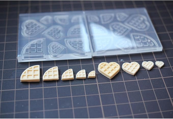 Double Sided Shape Silicone Mold Cheese Chocolate Fondant Cookie Cake Dessert Baking Supplies Jewelry Making Tools Food-grade Silicone Candy Kit Clay Modeling Tools
