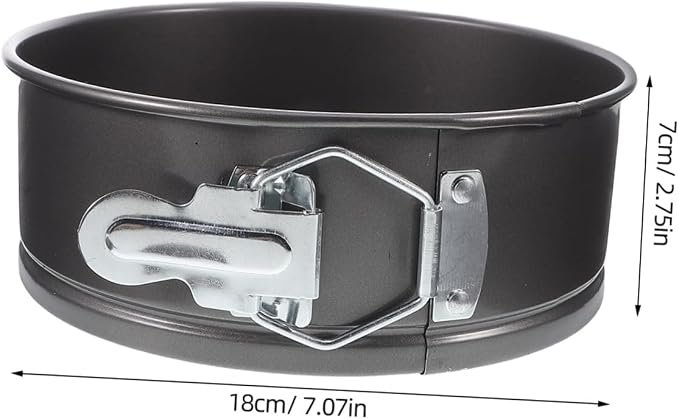 SOLUSTRE Detachable Bottom Stainless Steel Cake Mold Leakproof Round Pan for Cheesecake Birthday Christmas Baking