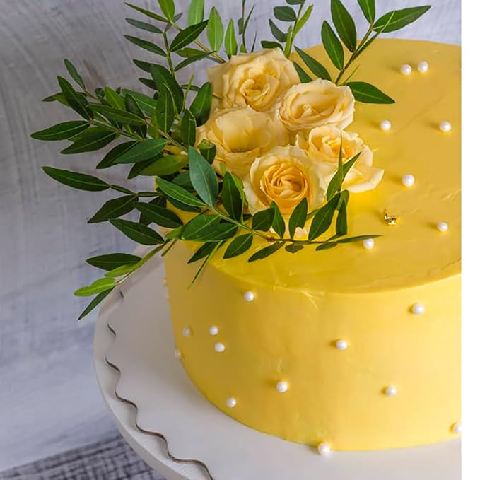 Senchanting Yellow Sanding Sugar Sprinkles, Edible Crystal Yellow Sanding Candy Sugar for Cake Decorating Wedding Party Baking Cupcake Cookie Ice Cream Decoration Supplies 90g/3.2oz