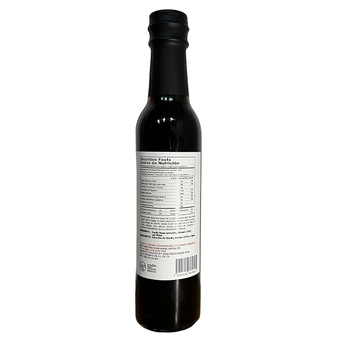 Natural Vanilla Extract from Papantla Mexico / Gluten-Free / Vegan / Kosher / Coumarin-Free / Pesticide-Free 8.4 ounces (250 ml)